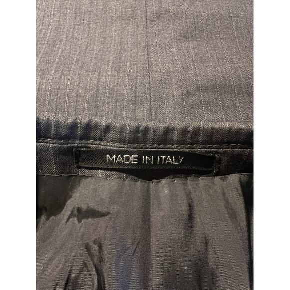 Armani Collezioni 40R 32x28 Gray Stripe Designer Suit Italian Wool Super 150s - Picture 6 of 16